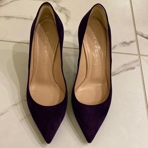 Purple casadei pumps